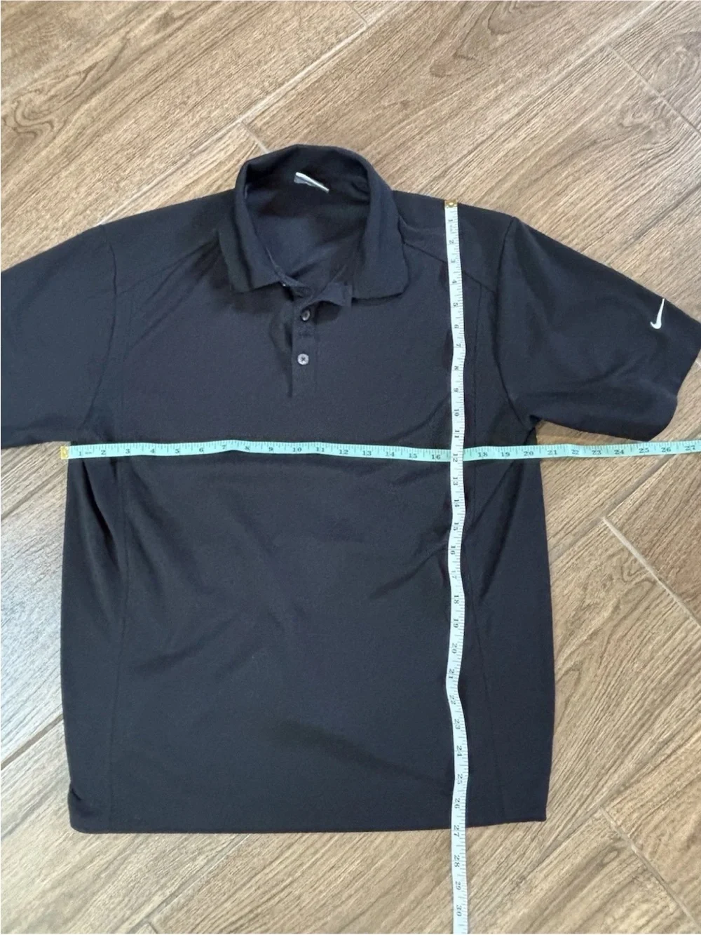 Nike Golf Dri-FIT Polo Shirt Black Men’s Medium Performance Athletic Swoosh